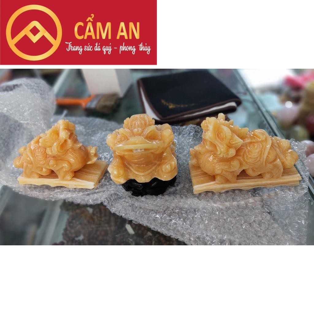 CẶP TỲ HƯU ĐÁ  HOÀNG LONG 16cm