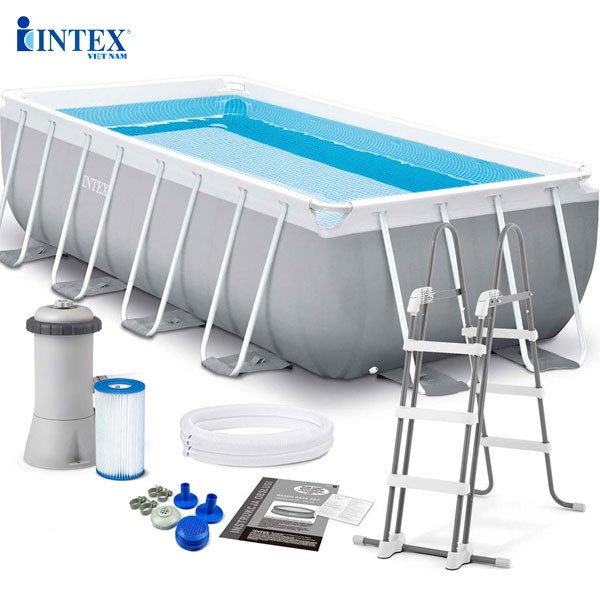 Bể bơi gia đình khung kim loại 4mx2m INTEX 26790
