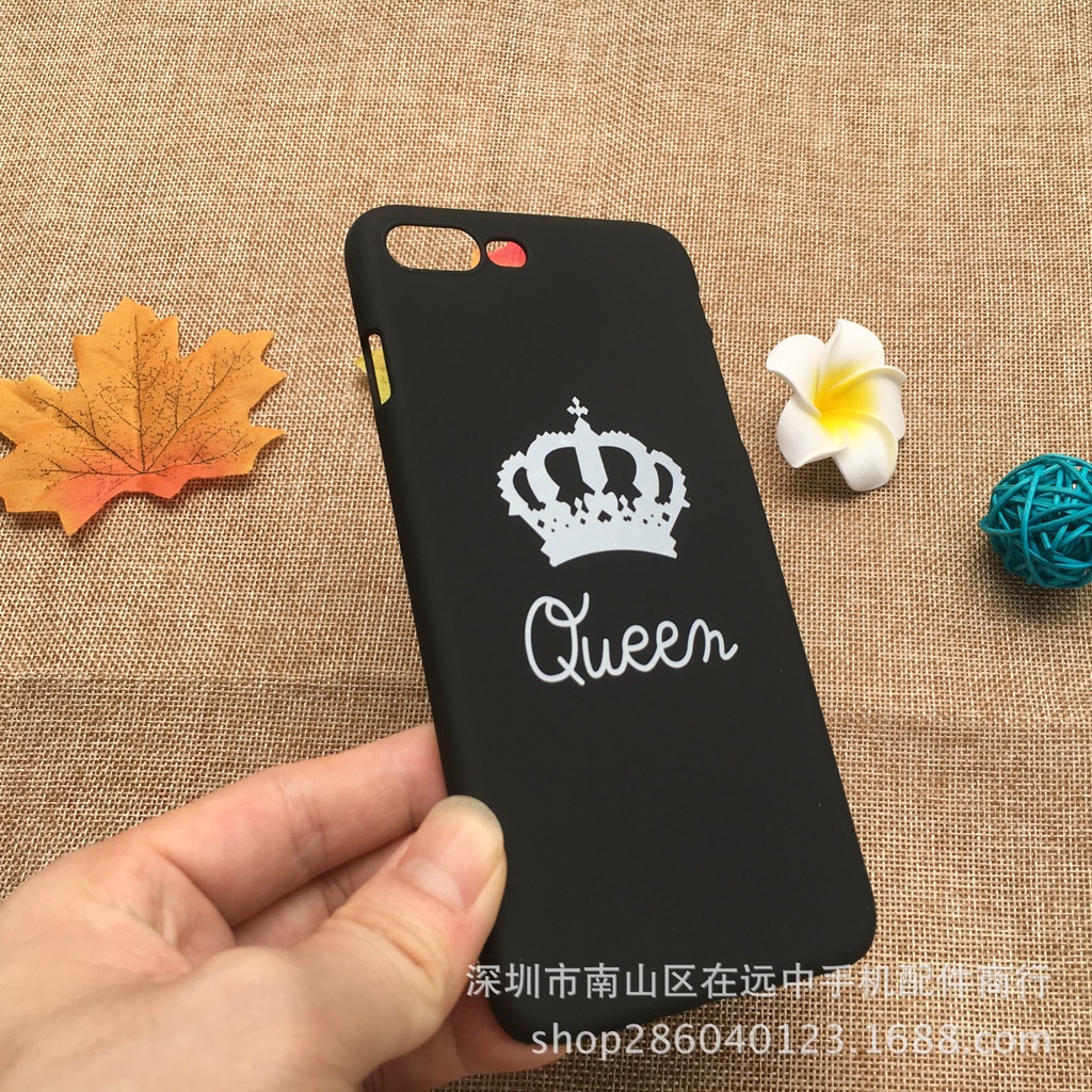 Ốp Điện Thoại Họa Tiết Vương Miện King Queen Cho Iphone 5s Se / 6 6s / 6 6s Plus / 7 / 7 Plus / 8 / 8 Plus Jp6