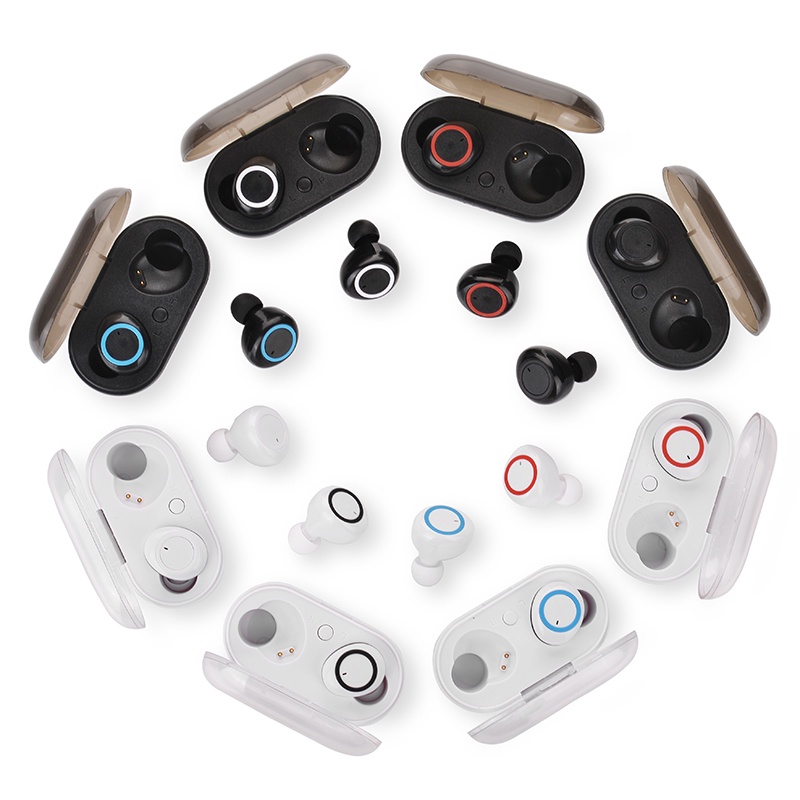 Tai nghe không dây TWITCH Y50 bluetooth 5.0 âm thanh nổi 9D chống thấm nước có hộp sạc thông minh