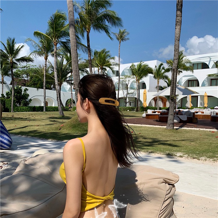 Cocory vn Áo không tay màu trơn thiết kế quyến rũ thời trang dành cho nữ