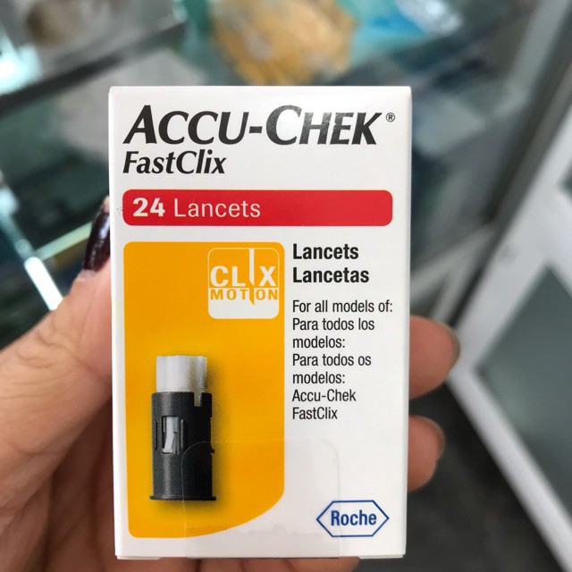 Kim Lấy Máu Accu-chek FastClix - 24 Lancets