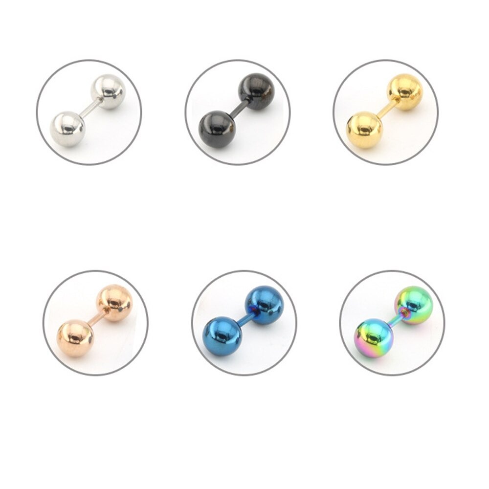 Khuyên tai tạ trơn Straight Barbell Nhập Khẩu Cao Cấp - Mã: K2HA01