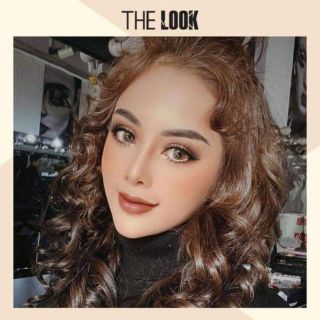 CONTACT LENS MÀU BROWN - NÂU SÁNG - TÂY - GIÃN TRÒNG - CÓ ĐỘ