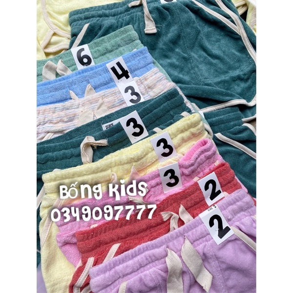 Quần Short Nhung Bé Gái Kiểu Terry CottonOn