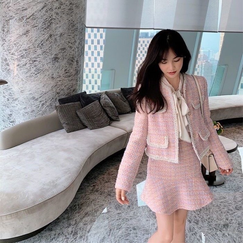 Set dạ Tweed tiểu thư