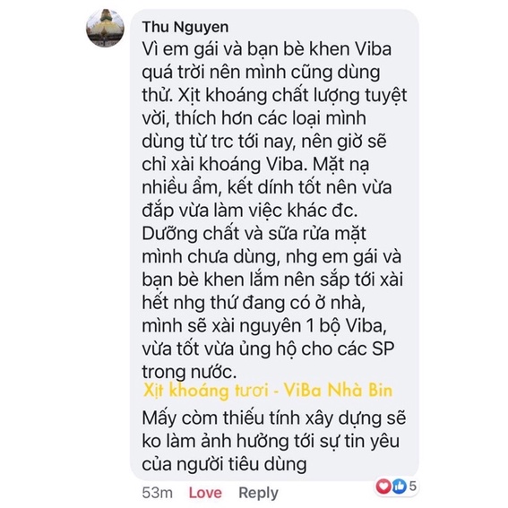 Xịt khoáng tươi nguyên chất 250ml Khoáng Tươi ViBa dưỡng ẩm, bù khoáng, khóa lớp trang điểm, kiềm dầu | BigBuy360 - bigbuy360.vn