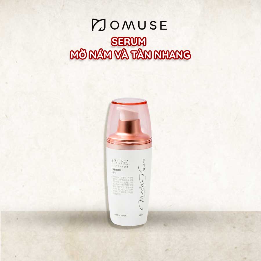 Tinh chất mờ nám và tàn nhang chuyên sâu OMUSE MelaV White Serum 30ml