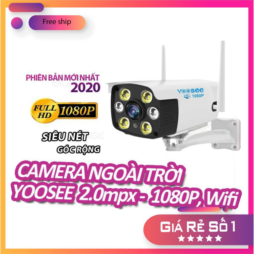 [Bán Sỉ - FreeShip] Camera YooSee ngoài trời Siêu nét 2.0mpx 1080P - 2 Anten W26s | BigBuy360 - bigbuy360.vn