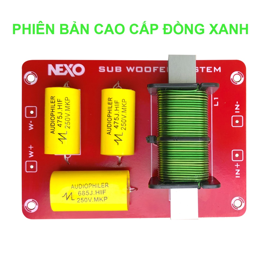 MẠCH PHÂN TẦN SUB NEXO DÙNG CHO LOA SUB SÂN KHẤU VÀ GIA ĐÌNH - MẠCH LỌC SUB WOOFER - LOA SIÊU TRẦM - MẠCH LỌC SUB HƠI