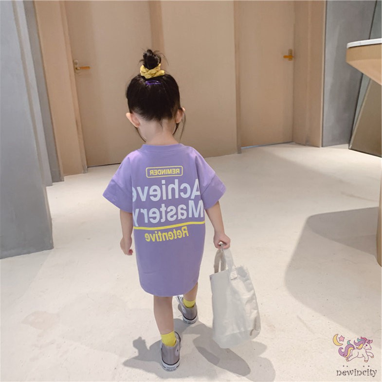 Áo Thun Tay Ngắn Kiểu Hàn Quốc Dành Cho Bé Gái