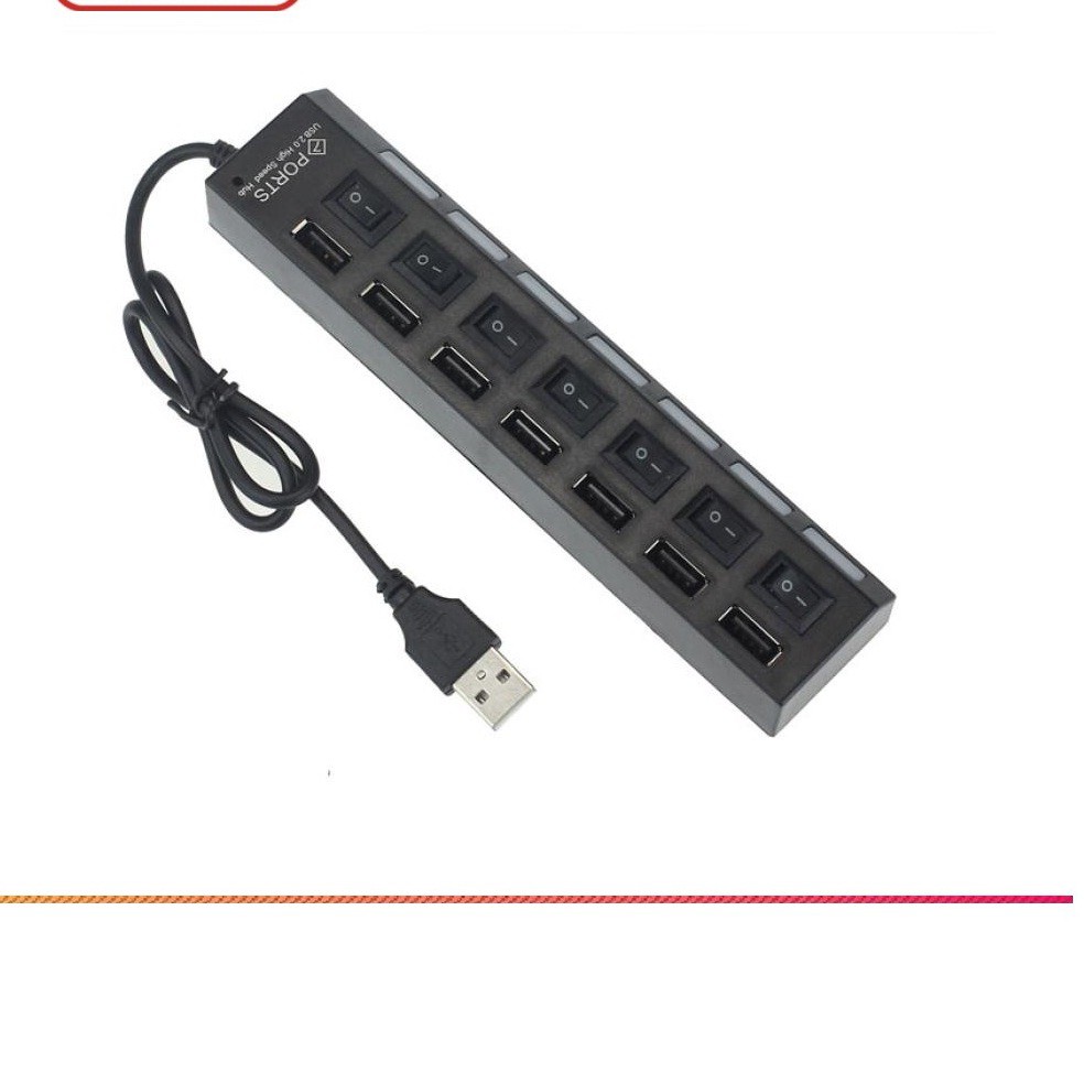 Hub USB 7 cổng có công tắc - Hub USB