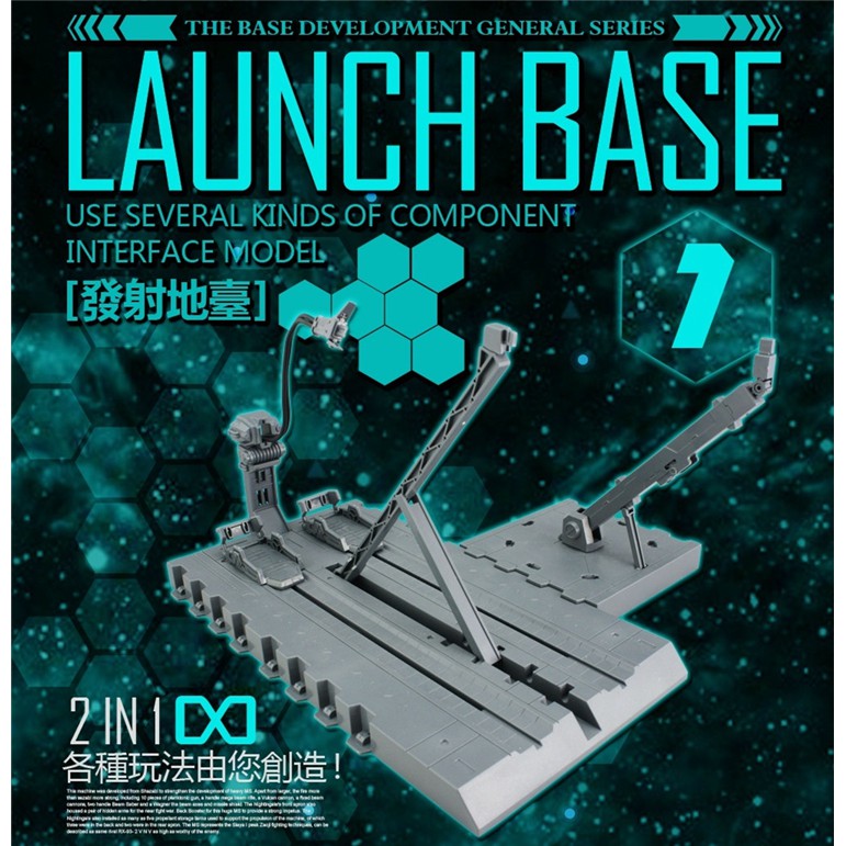 Mô hình lắp ráp Launcher Base Cho MG Gundam