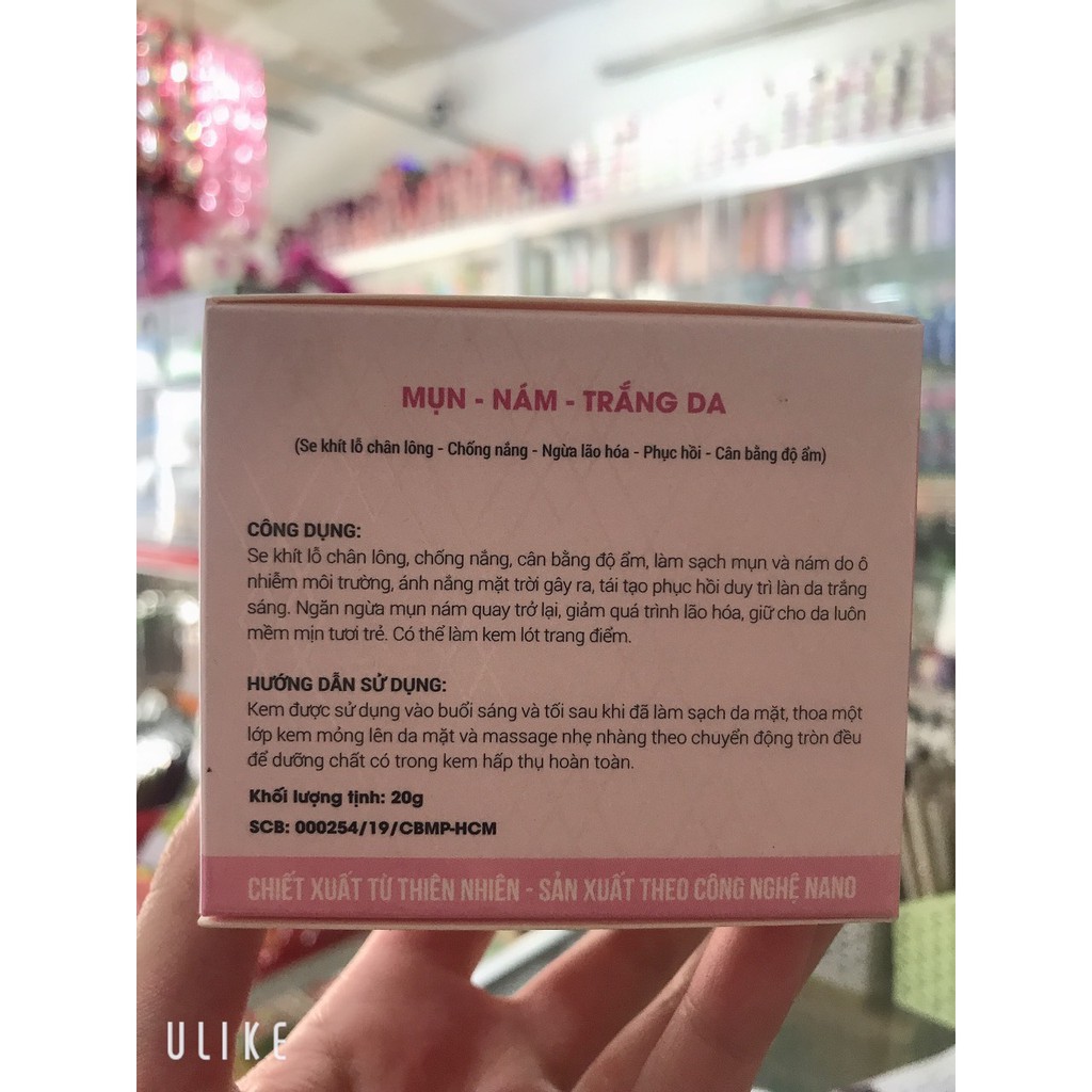 kem COLLAGEN-THẢO DƯỢC mụn ,nám,trắng da 20g