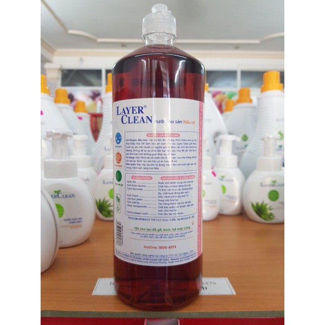 {HÀNG VIỆT NAM CHẤT LƯỢNG CAO} Nước Lau Sàn Hương Nước Hoa Poppy Coach 1,25ml Organic Layer Clean Không Chứa Hóa Chất