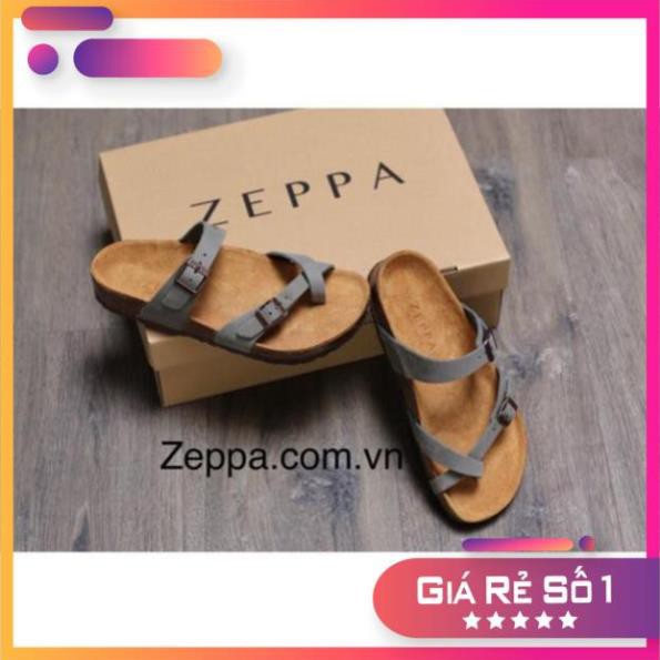 [Sale 3/3] ZEPPA - Gian Hàng Chính Hãng - Dép đế trấu nam & nữ - Màu xám (Size: 35-46) DL Sale 11 < : : ,