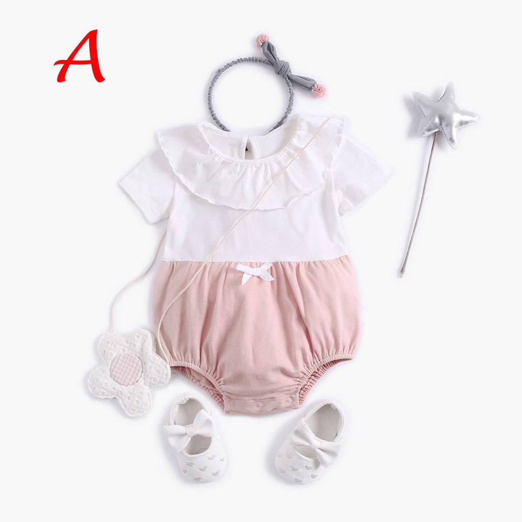 Jumpsuit Sanlutoz chất liệu cotton thời trang mùa hè xinh xắn cho bé gái