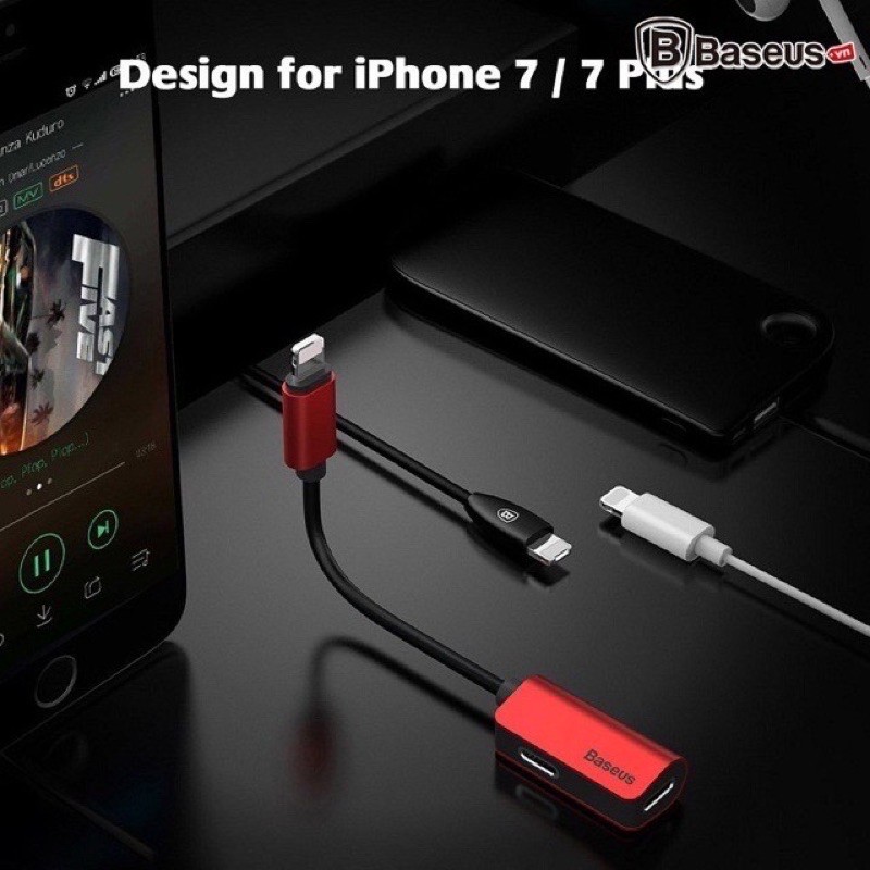 Bộ Chia Cổng Lightning Baseus Thành 2 Cổng Lightning L37