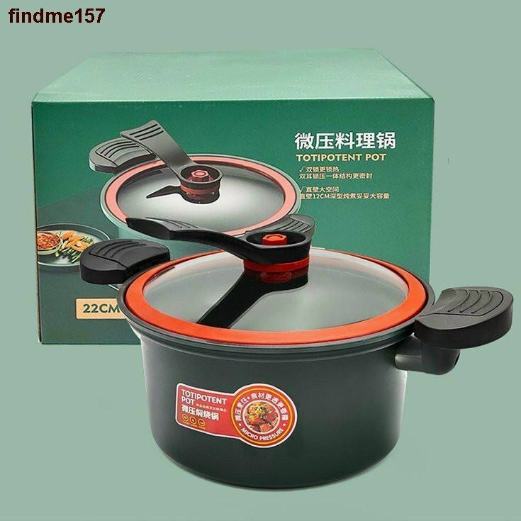Nồi áp suất đa năng mini totipotent pot 3.5L dùng cho mọi loại bếp từ, bếp gas, bếp hồng ngoại