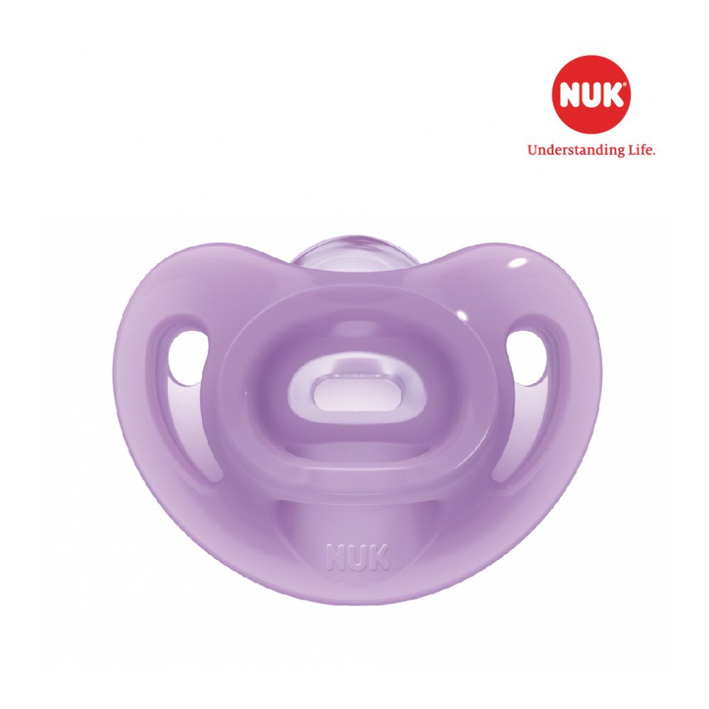 Ti giả NUK Sensetive 100% silicone cho bé 0-6 và 6-18m