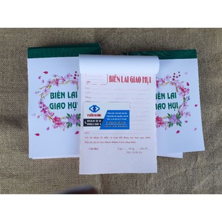 Combo 10 cuốn Biên lai giao hụi