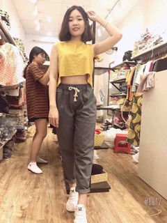 Quần baggy thô