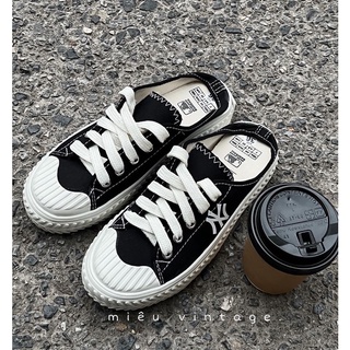 Giày Sục Thể Thao Nữ , Sục bata đạp gót đế bánh mì 3cm