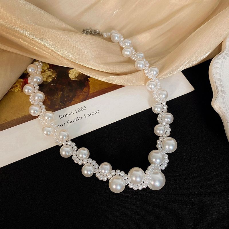 vòng cổ choker hạt phong cách Hàn Quốc cực xinh mã OP991