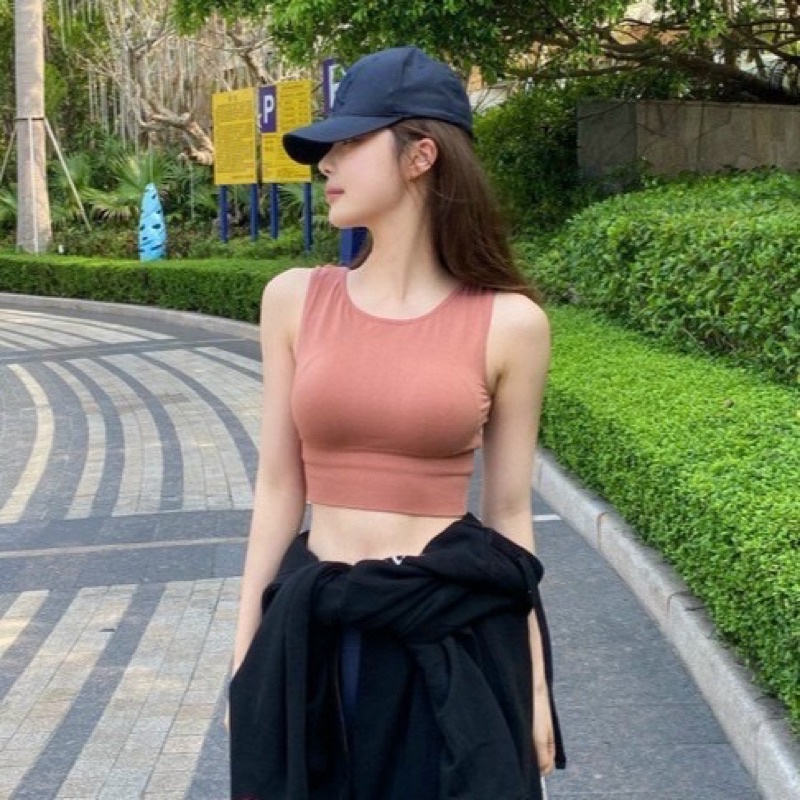 Áo Ra Ba Lỗ Dáng Croptop Siêu Hót Phong Cách Hàn (8862)