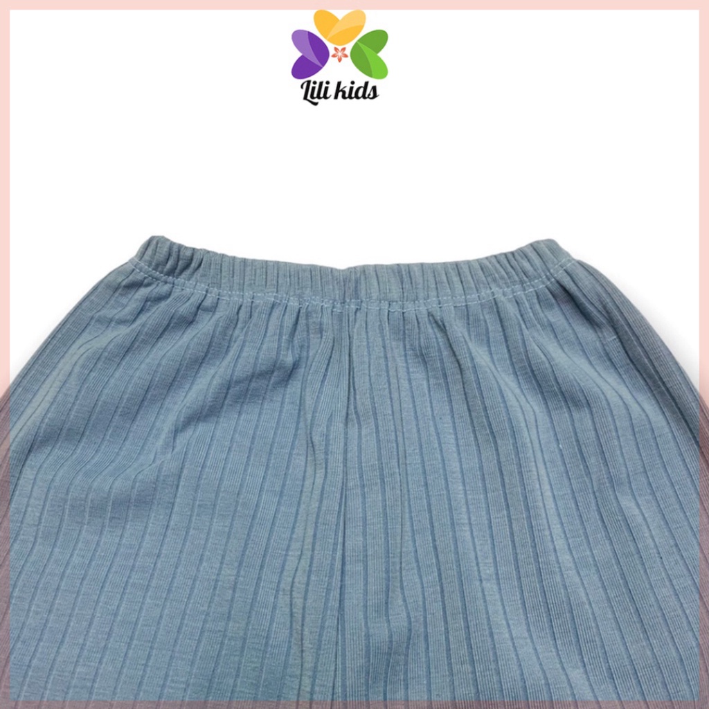 quần dài cho bé trai bé gái LILIKIDS quần dài thun gân cho bé QCD13