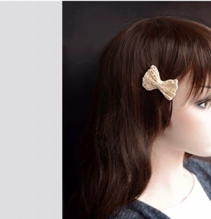 Kẹp tóc ren style Hàn - Kẹp tóc tiểu thư cho bé gái