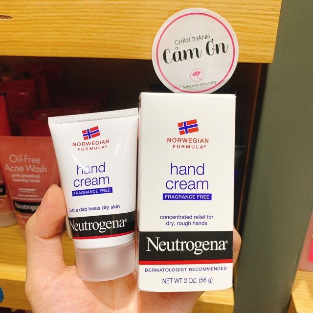 Kem dưỡng da tay Neutrogena Hand Cream- Fragrance Free ( 48g )