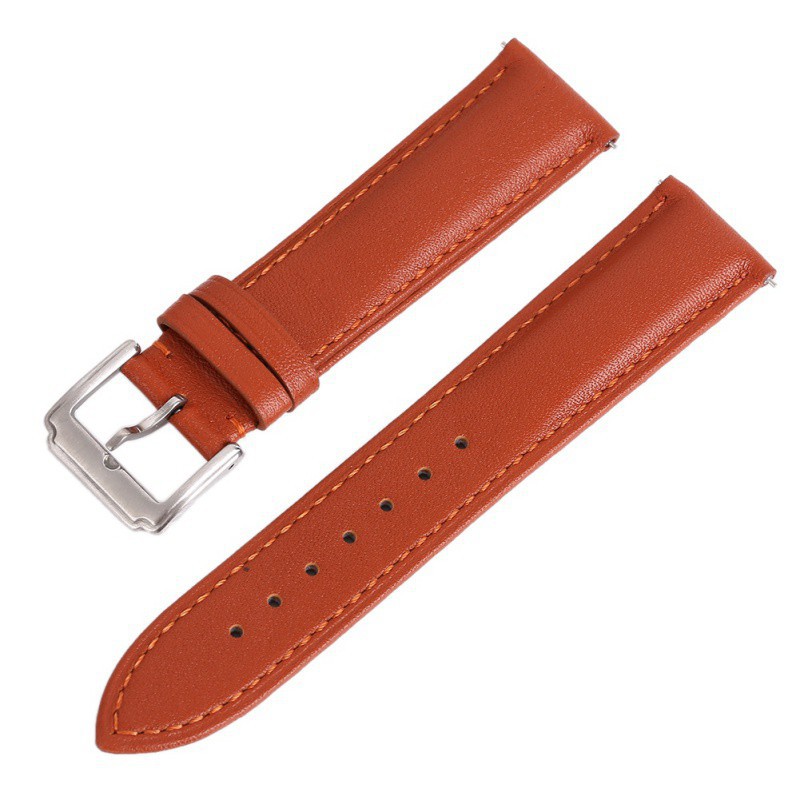 18 20 22 24mm Genuine Leather Vintage Wrist Watch Band Strap