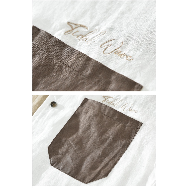 Áo Sơ Mi Nam Tay Ngắn Dáng Rộng Thời Trang Phong Cách Nhật Bản