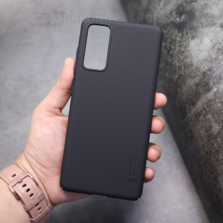 Ốp lưng cho Samsung Galaxy S20 FE 2020 chính hãng Nillkin dạng sần Tặng kèm giá đỡ