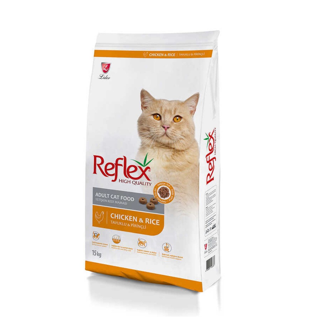 Hạt cho mèo lớn REFLEX ADULT Chicken & Rice 2KG - vị gà gạo mèo trưởng thành