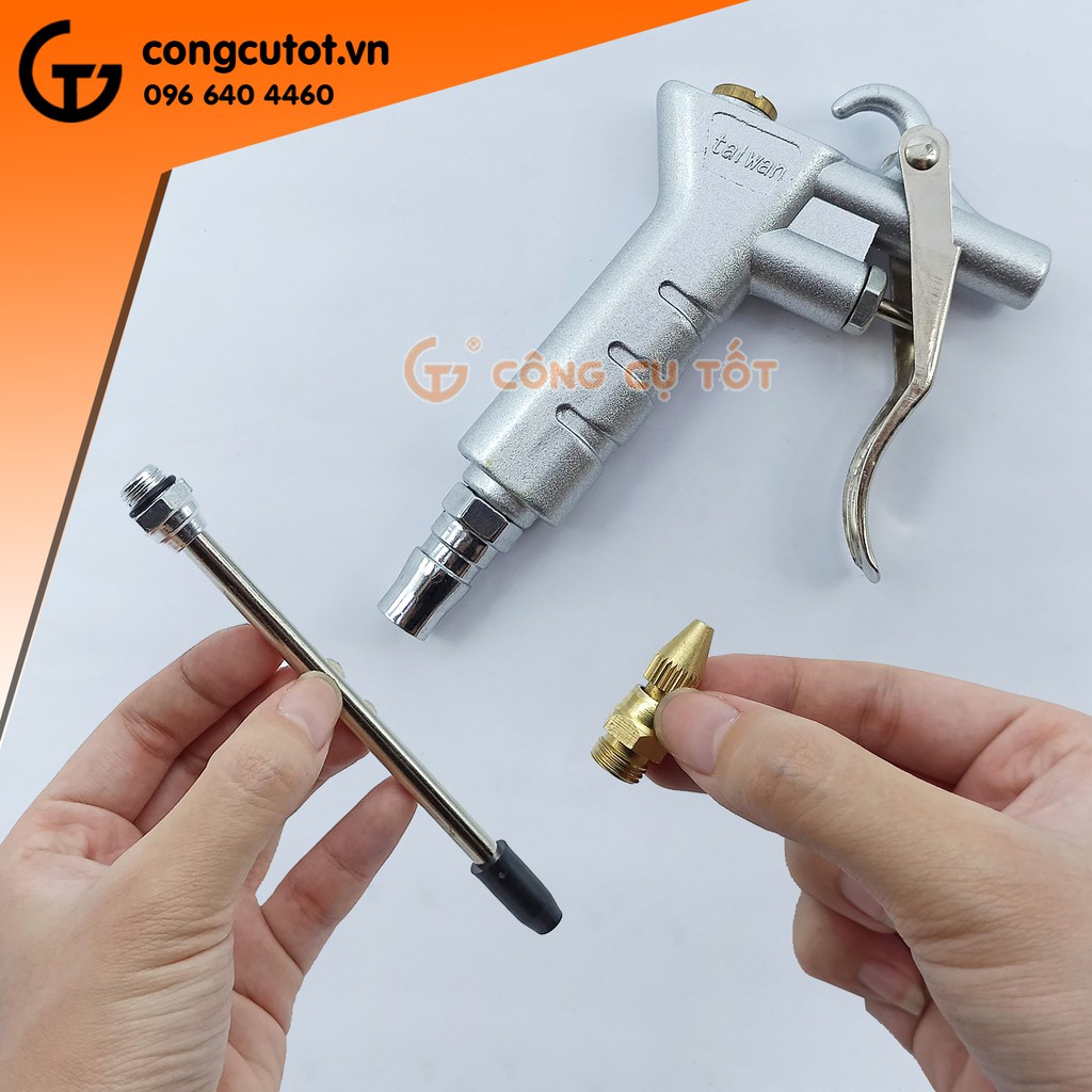 Súng xịt bụi bằng hợp kim nhôm kèm thêm một vòi dài