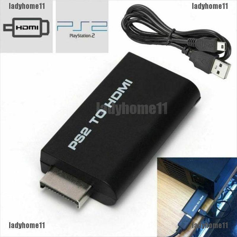 Bộ Chuyển Đổi PS2 Sang HDMI Có Cổng Ra Âm Thanh 3.5mm US Kèm Phụ Kiện Cho Màn Hình HDTV