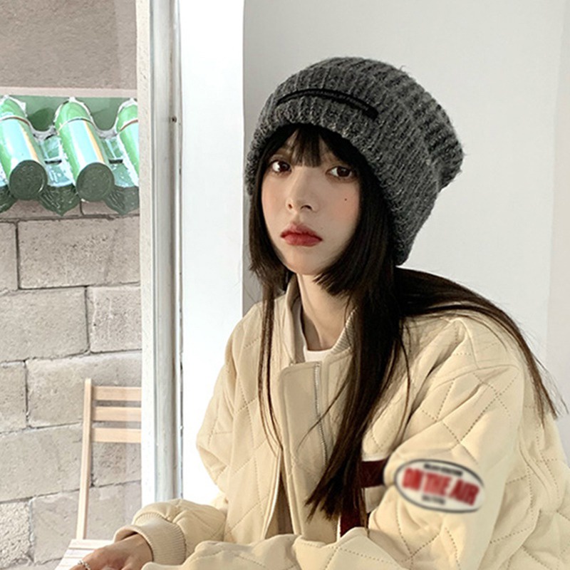 Mũ Len Trơn Màu Thời Trang Hàn Quốc Dành Cho Nữ