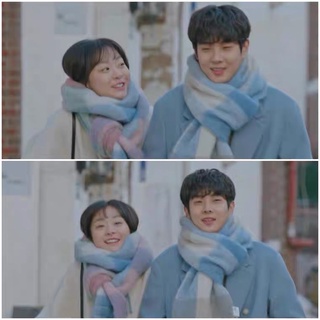 [SẴN UNG] (Ảnh thật) Khăn len choàng cổ Choi Ung (Choi Woo Sik) + Kook Yeon Soo (Kim Dami) - Our Beloved Summer