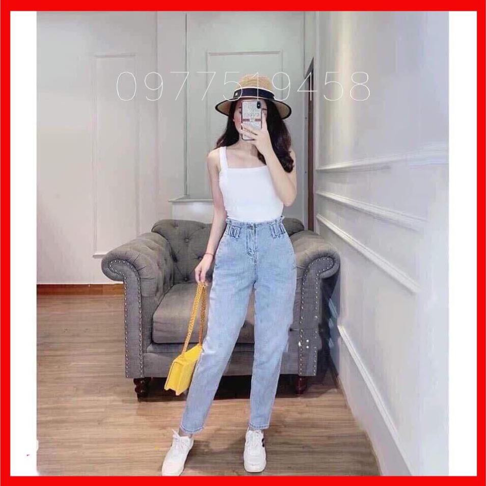 ⚡️SIÊU HOT⚡️QUẦN JEAN BAGGY CẠP CHUN TÔN VÒNG 3 - Hàng Bán Shop [Chuẩn Hàng Loại 1 Co Giãn Tốt)  ཾ