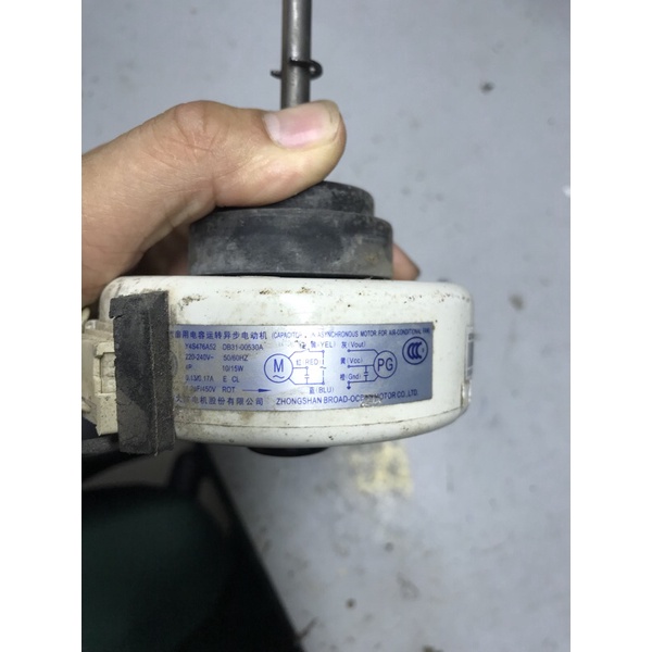 Mô tơ quạt điều hoà tháo máy cục dàn lạnh INVERTER