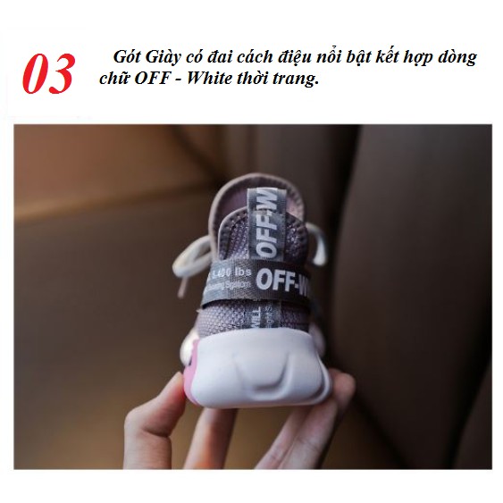 Giày đôi cho mẹ và bé phong cách Sneaker đế êm dễ đi CG17-Hồng