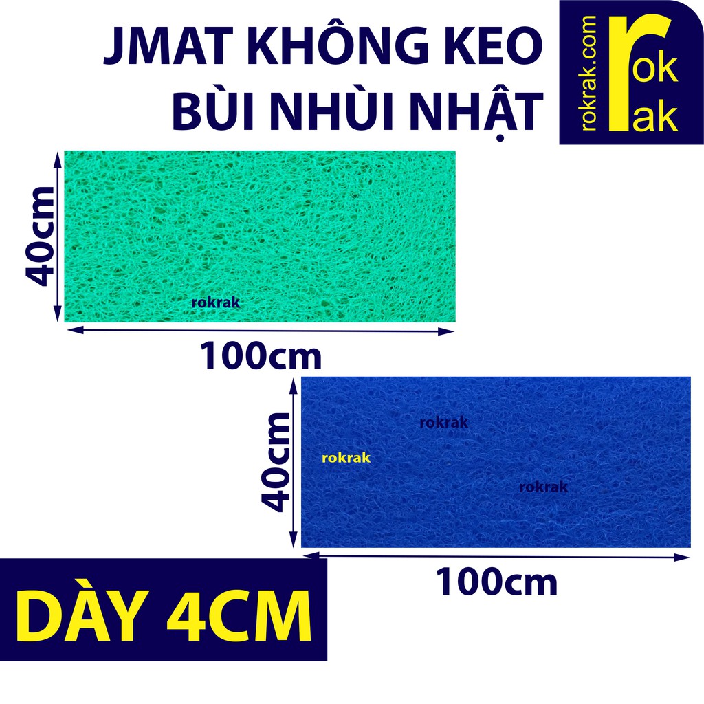 Jmat Bùi Nhùi Không keo tấm 40x100cm lọc vi sinh hồ cá cảnh