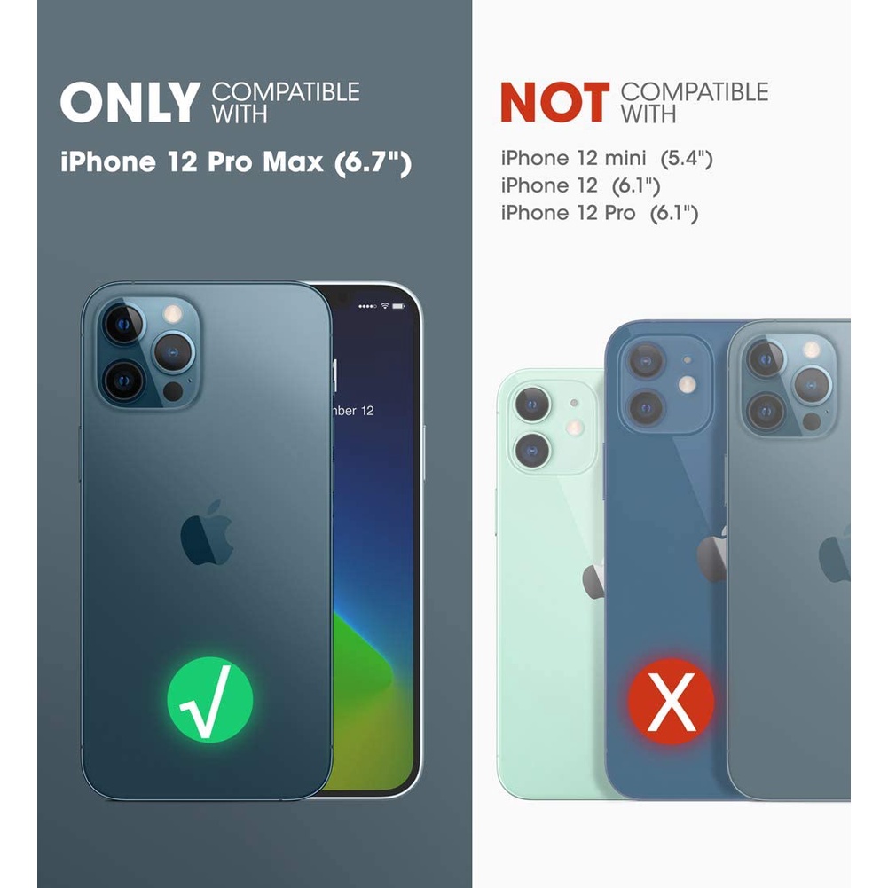 Ốp lưng SUPCASE Unicorn Beetle Pro Series cho iPhone 12 Pro Max 2020 Phát hành 6,7 Inch Tích hợp bảo vệ màn hình Vỏ bọc toàn thân chắc chắn