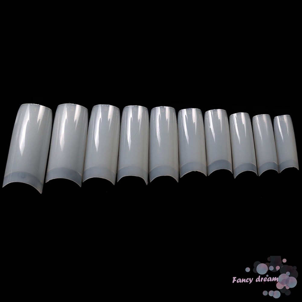 Set 100/500 móng tay giả chuyên dùng khi nối móng