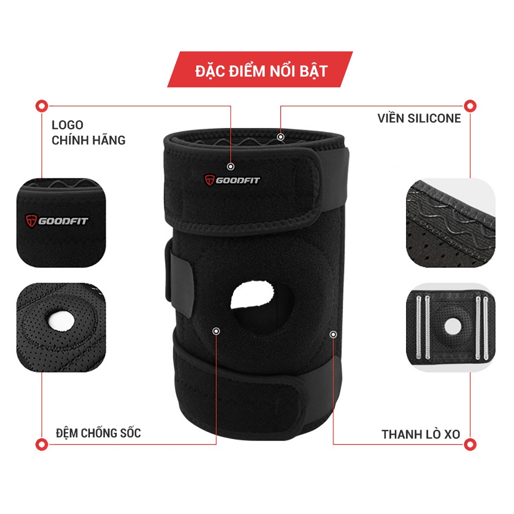 Băng bảo vệ đầu gối, khớp gối GoodFit GF515K