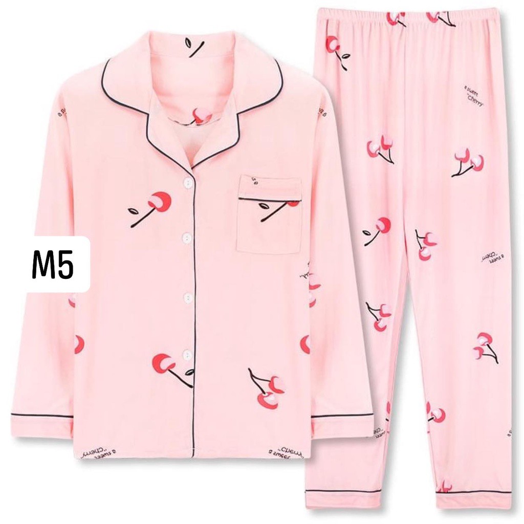 Bộ đồ ngủ nữ mặc nhà thu đông pijama cotton sữa Look Book hàng Quảng Châu cao cấp XIAOMIMI TQ6666F