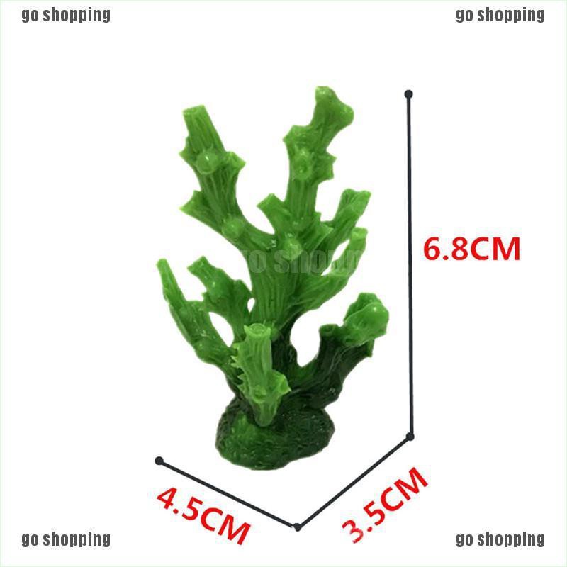 {go shopping}3Pcs Random Artificial Coral Model Ornament Decoration for Aquarium Fish Tank