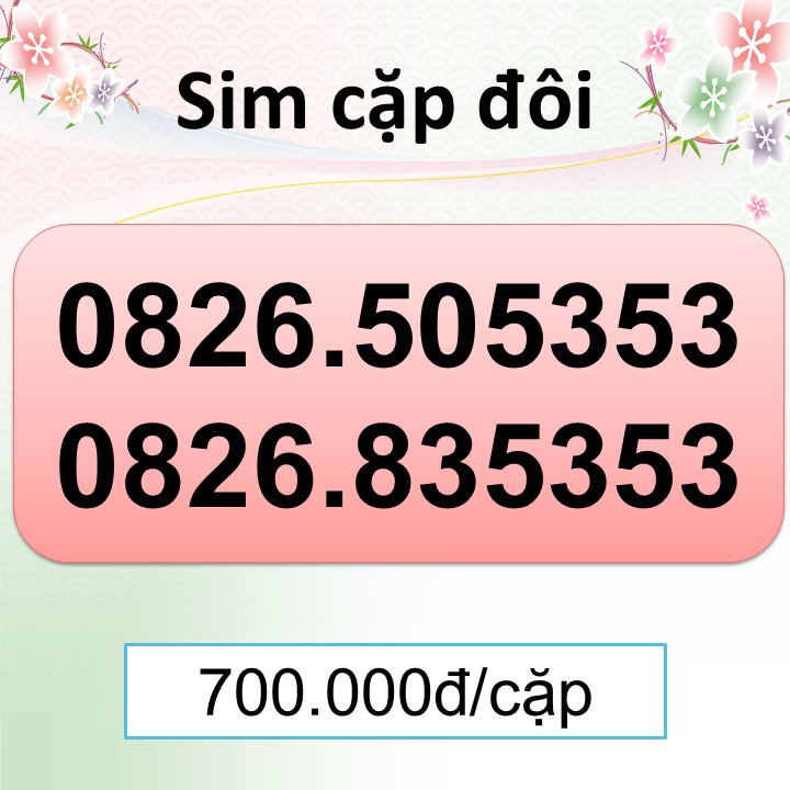 Sim tình nhân sim cặp đôi